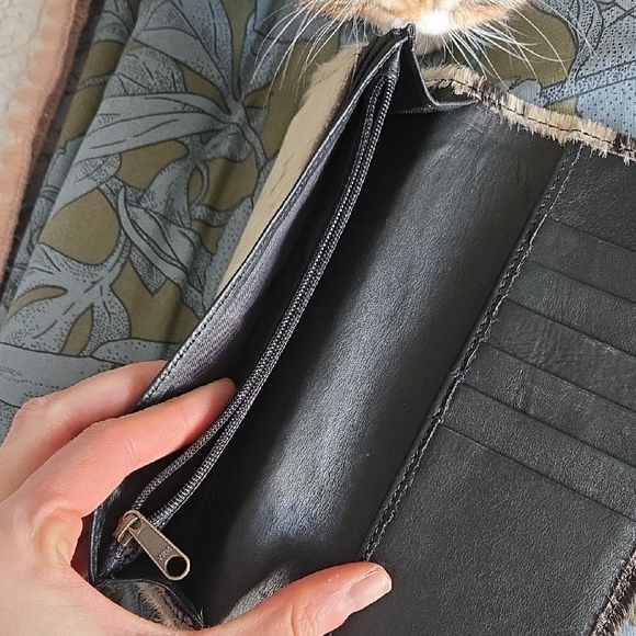 Myra Bag Cowhide Print Wallet - Picture 4 of 5